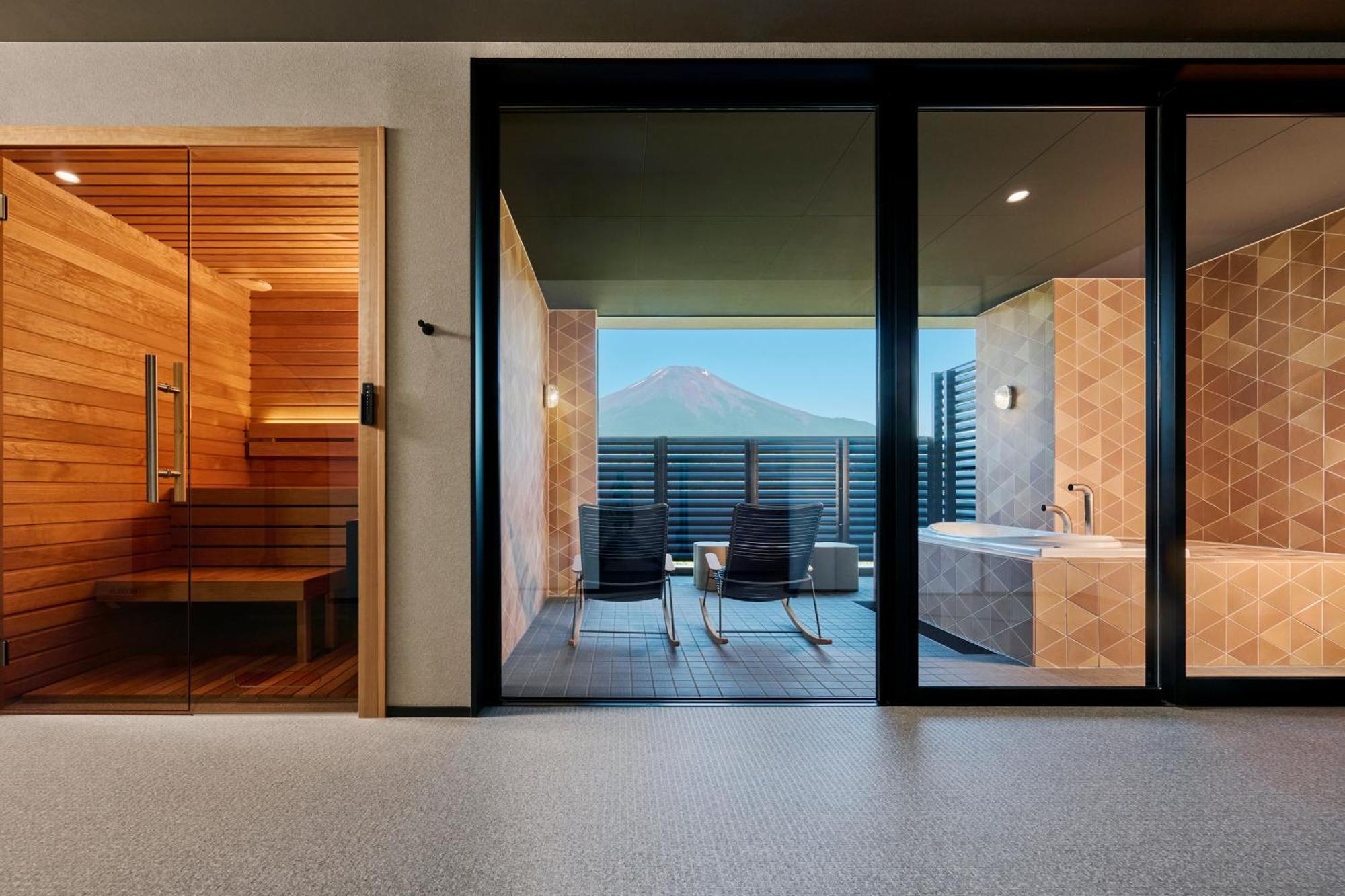 Mt Fuji View And Private Sauna Ryokan Shizuku ยามานากะโกะ ภายนอก รูปภาพ