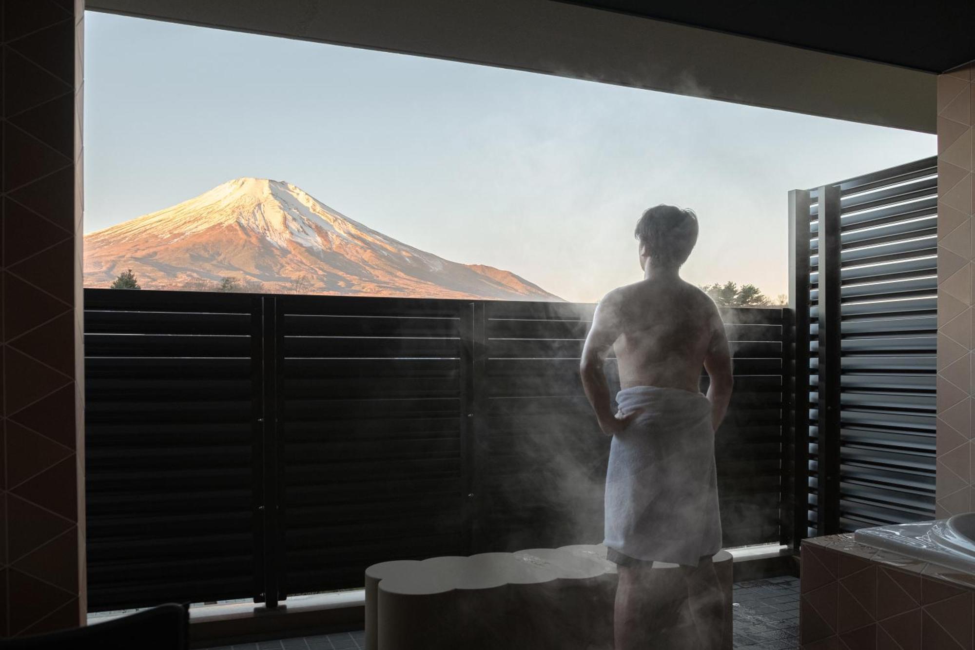 Mt Fuji View And Private Sauna Ryokan Shizuku ยามานากะโกะ ภายนอก รูปภาพ